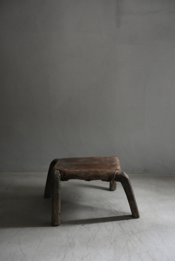 LEATHER STOOL