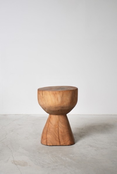 No.14✴️最終値下げ✴️大型アフリカ　スツール2️⃣ アフリカン スツール 木製 3本脚 椅子 民芸/African Wooden Stool