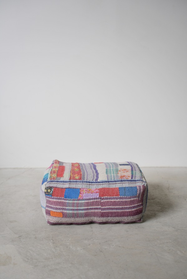 VINTAGE QUILT POUF