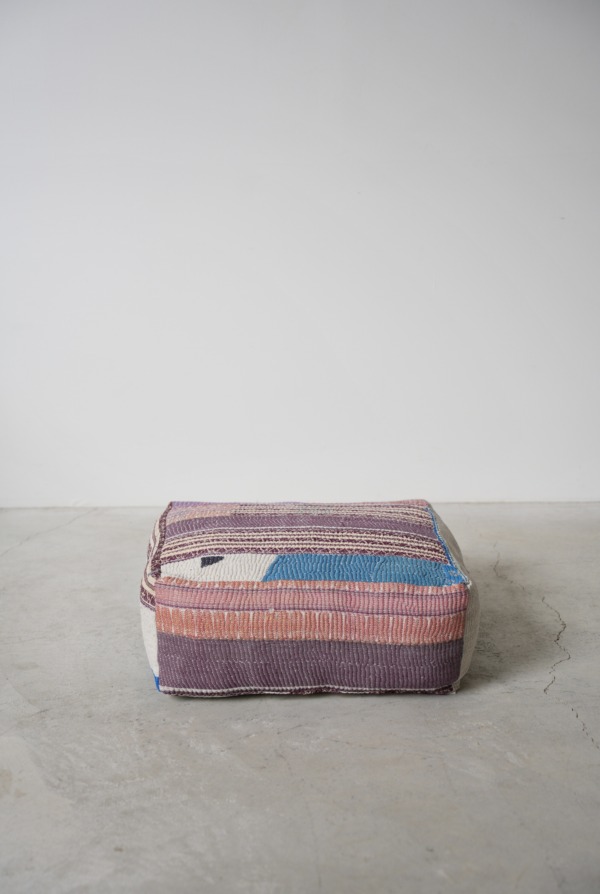 VINTAGE QUILT POUF